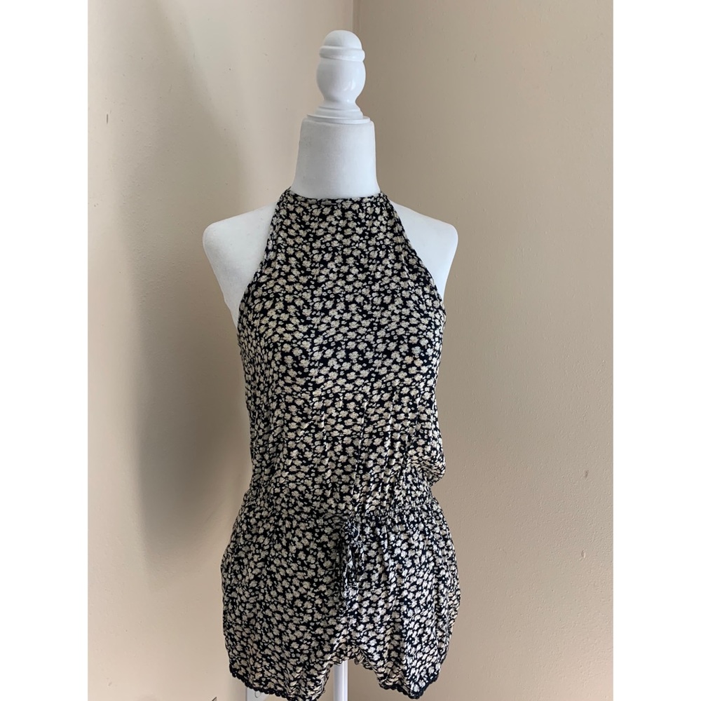 Women’s Floral Halter Romper